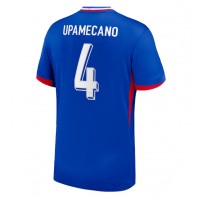 Echipament fotbal Franţa Dayot Upamecano #4 Tricou Acasa European 2024 maneca scurta